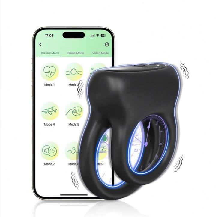 Cock Ring Vibrator for Erection Enhancer to Long Time